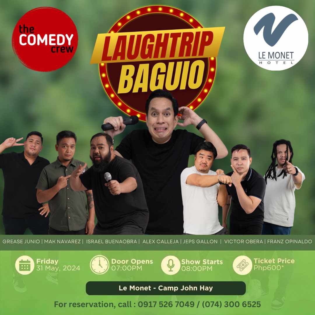 stand up comedy alex and TCC in Baguio