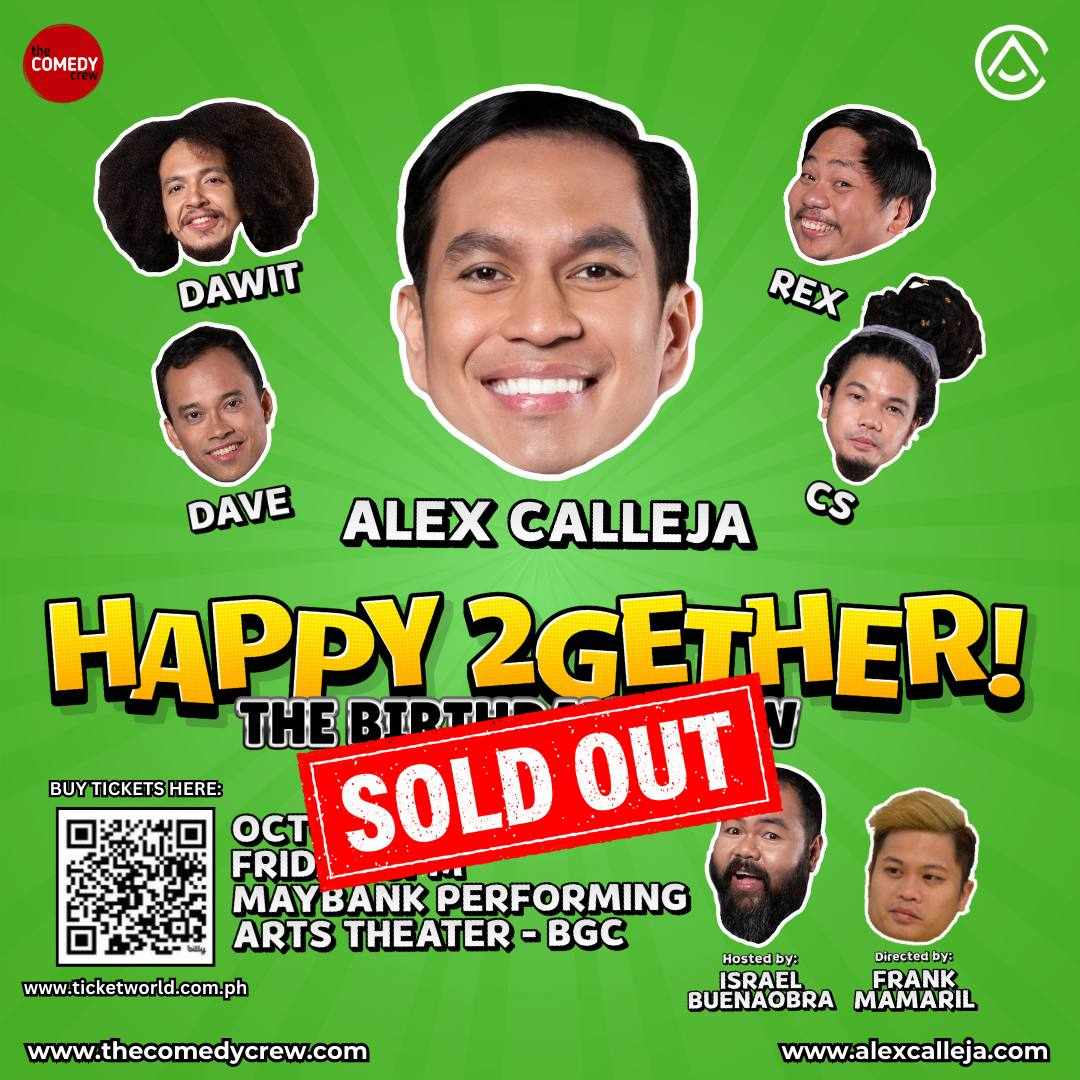 standup comedy show alex calleja birthday soldout