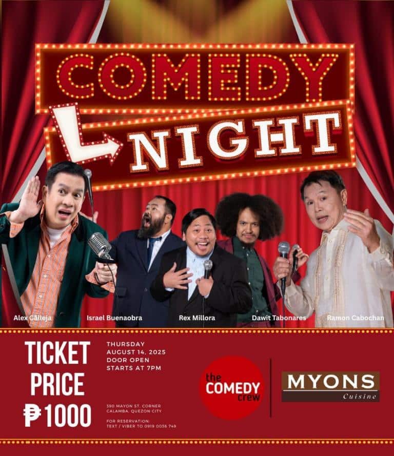 MYONS standup comedy night