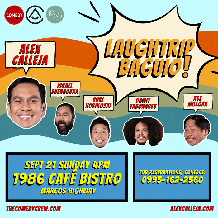 standup comedy baguio cafe