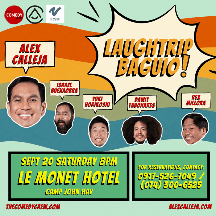 standup comedy baguio hotel