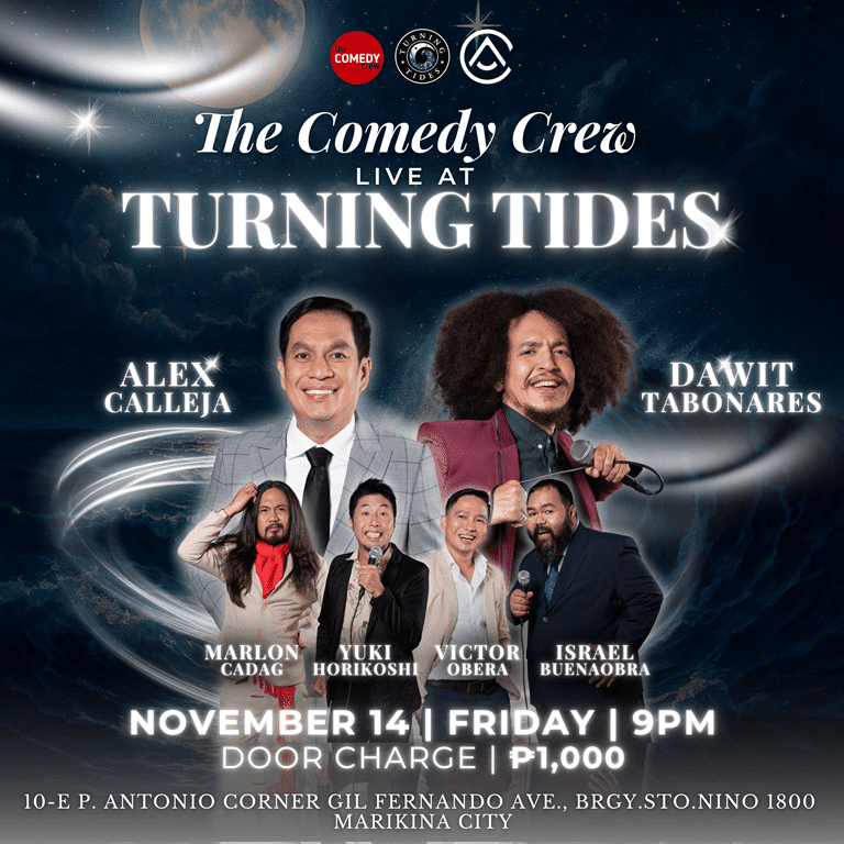 comedy show at TURNING TIDES