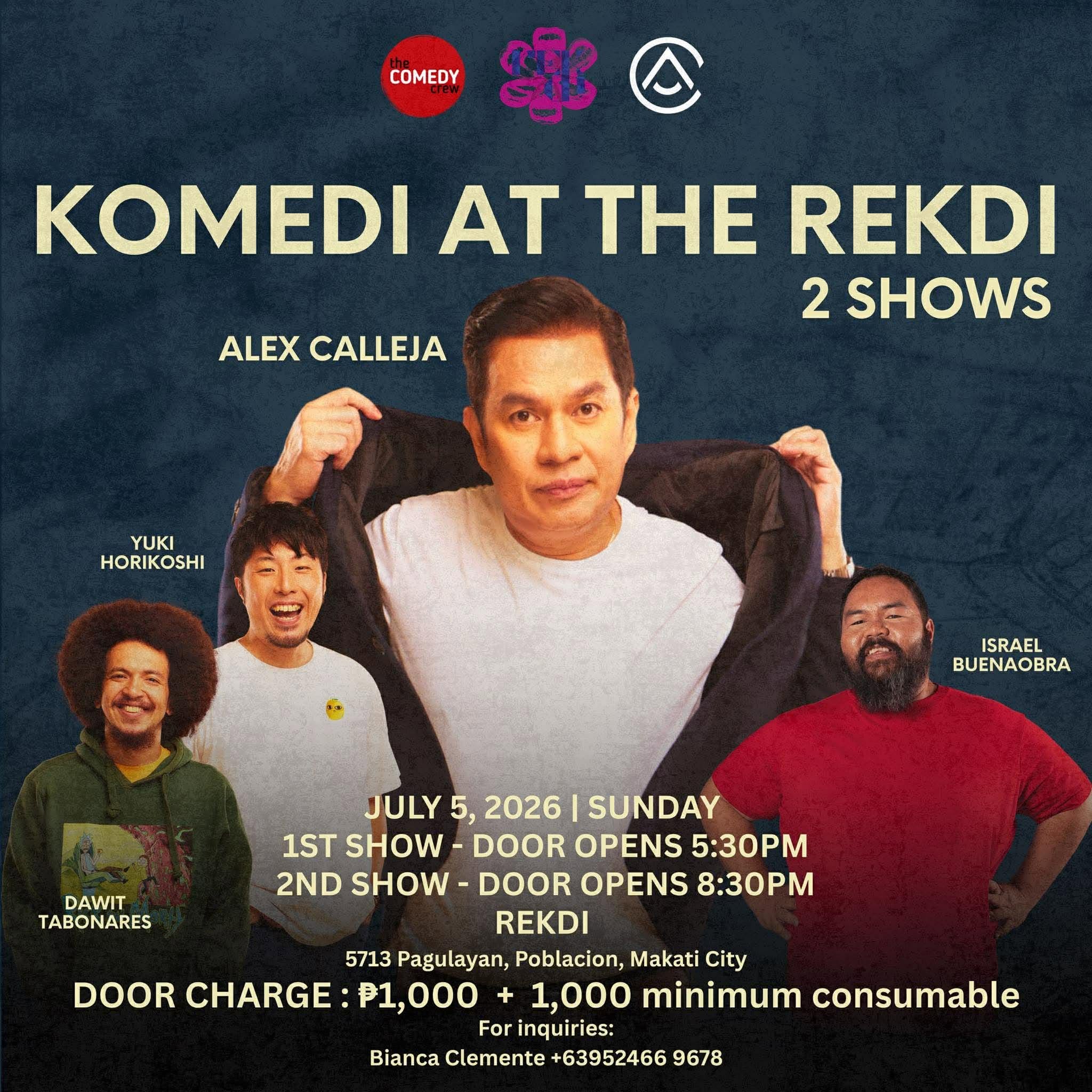 standup comedy show reki july