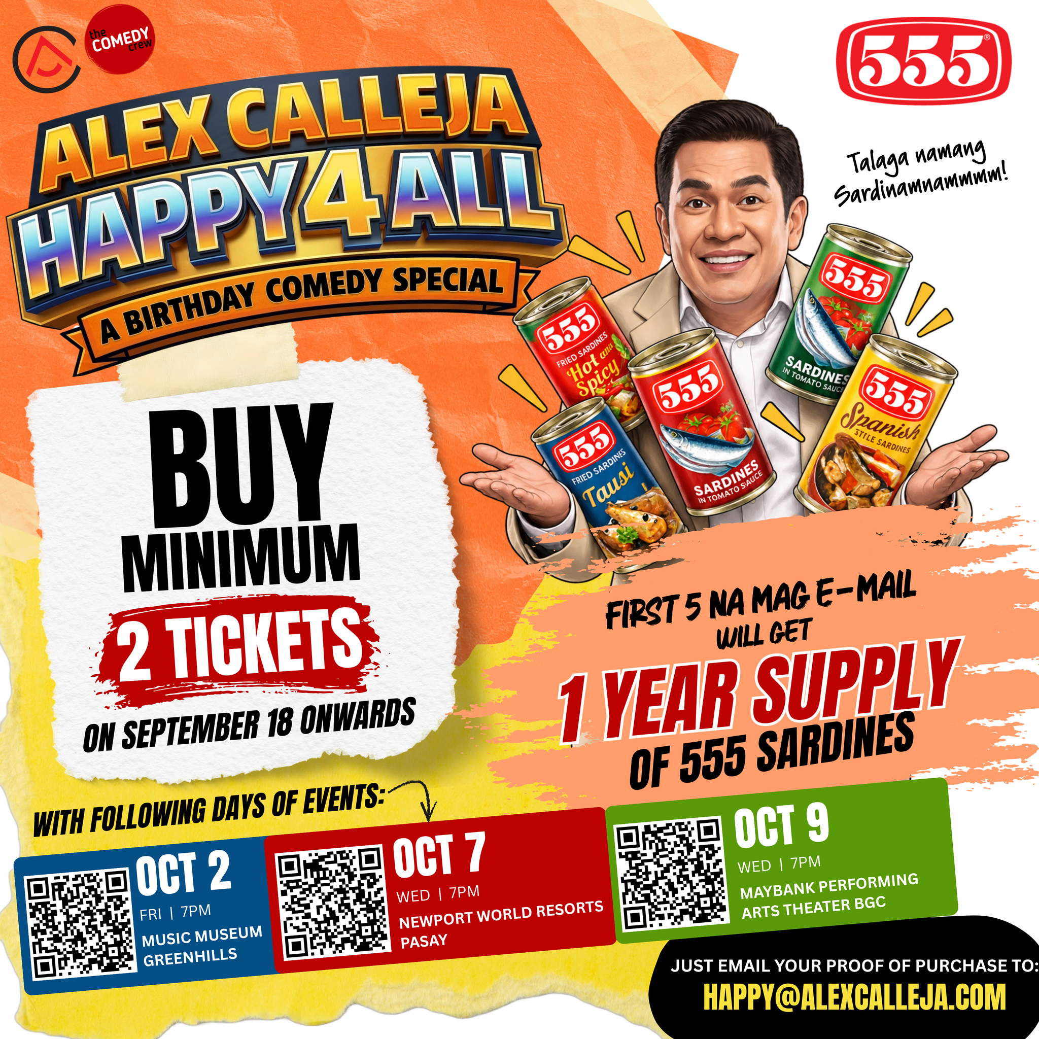 555 sardines promo alex calleja