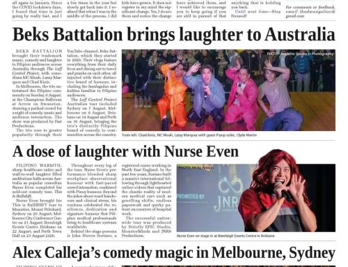 Alex Calleja Featured in The Philippine Times Australia