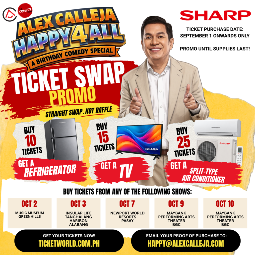 sharp ticket promo alex calleja