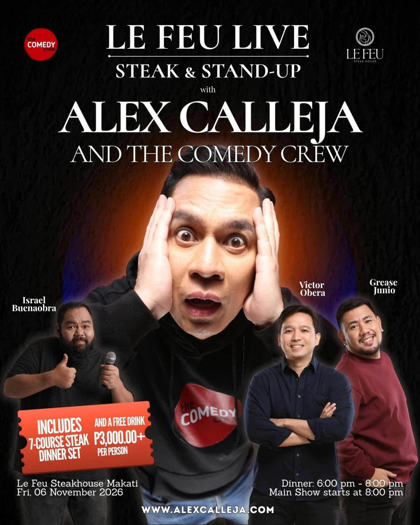 standup comedy le feu nov 6
