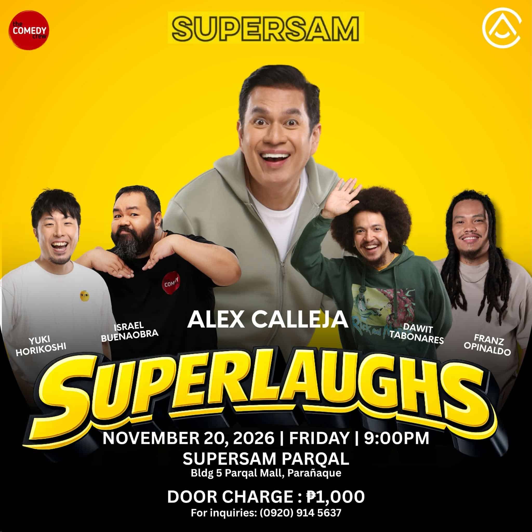 standup comedy supersam nov 20